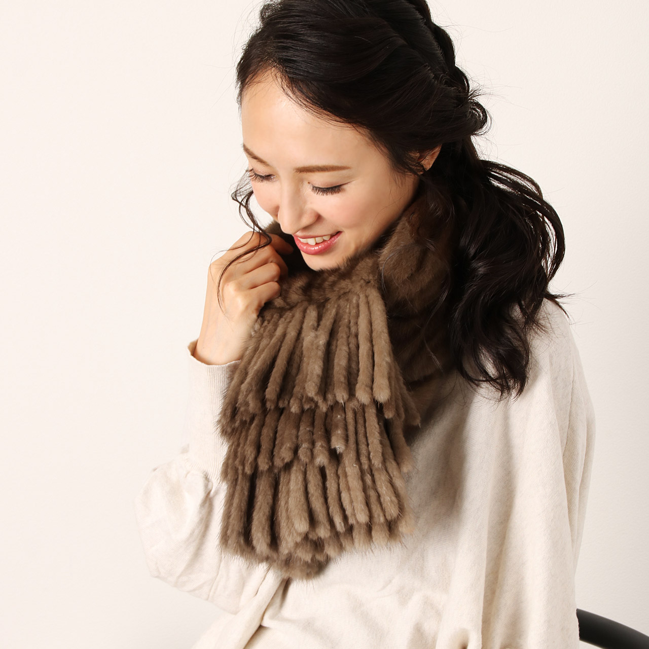 sankyo shokai（三京商会） ［期間限定価格］ミンクファー フリンジ