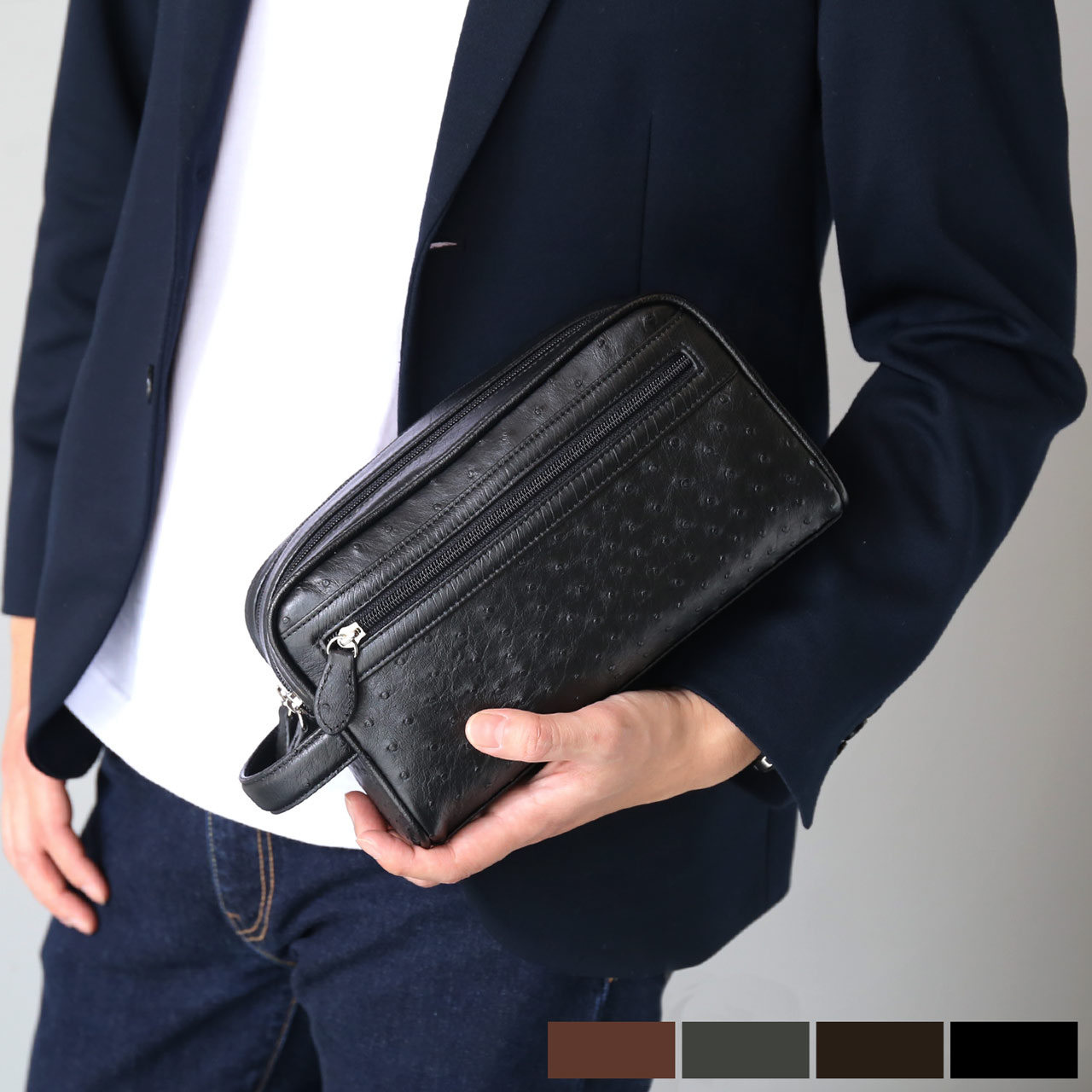 sankyo shokai（三京商会） [28h限定10%off]オーストリッチ レザー