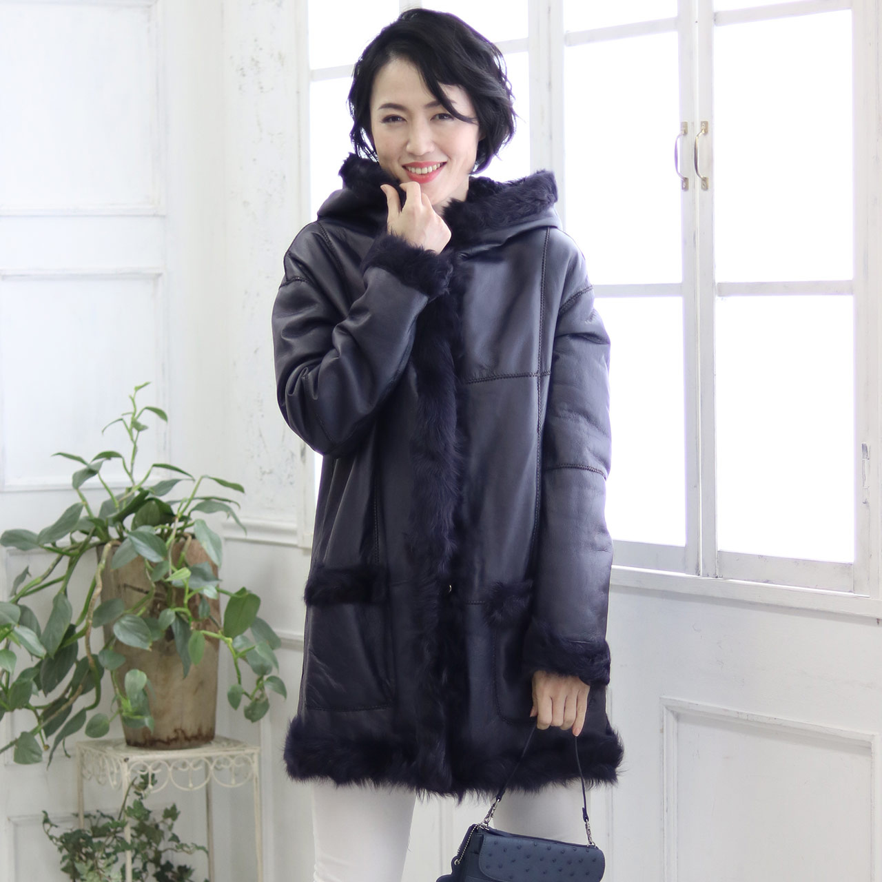 sankyo shokai（三京商会） ［期間限定価格］カルガン ラム コート W