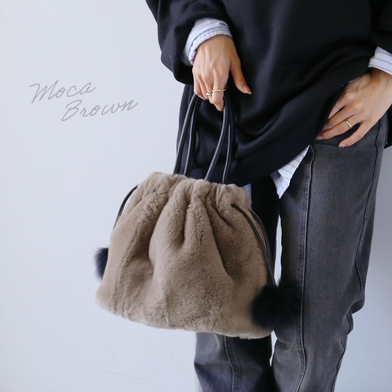 sankyo shokai（三京商会） [5%offクーポン]レッキス ファーバッグ