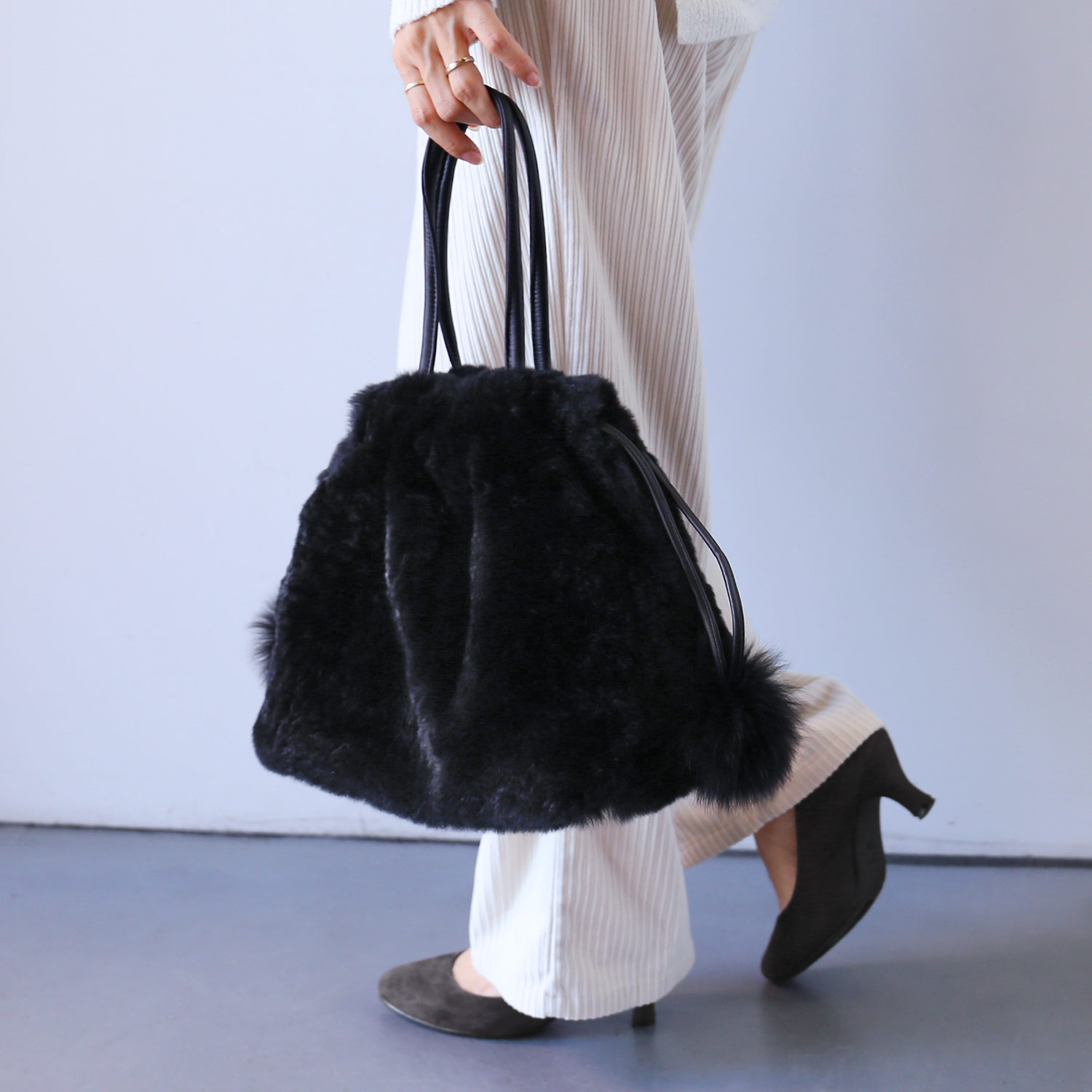 sankyo shokai（三京商会） [5%offクーポン]レッキス ファーバッグ