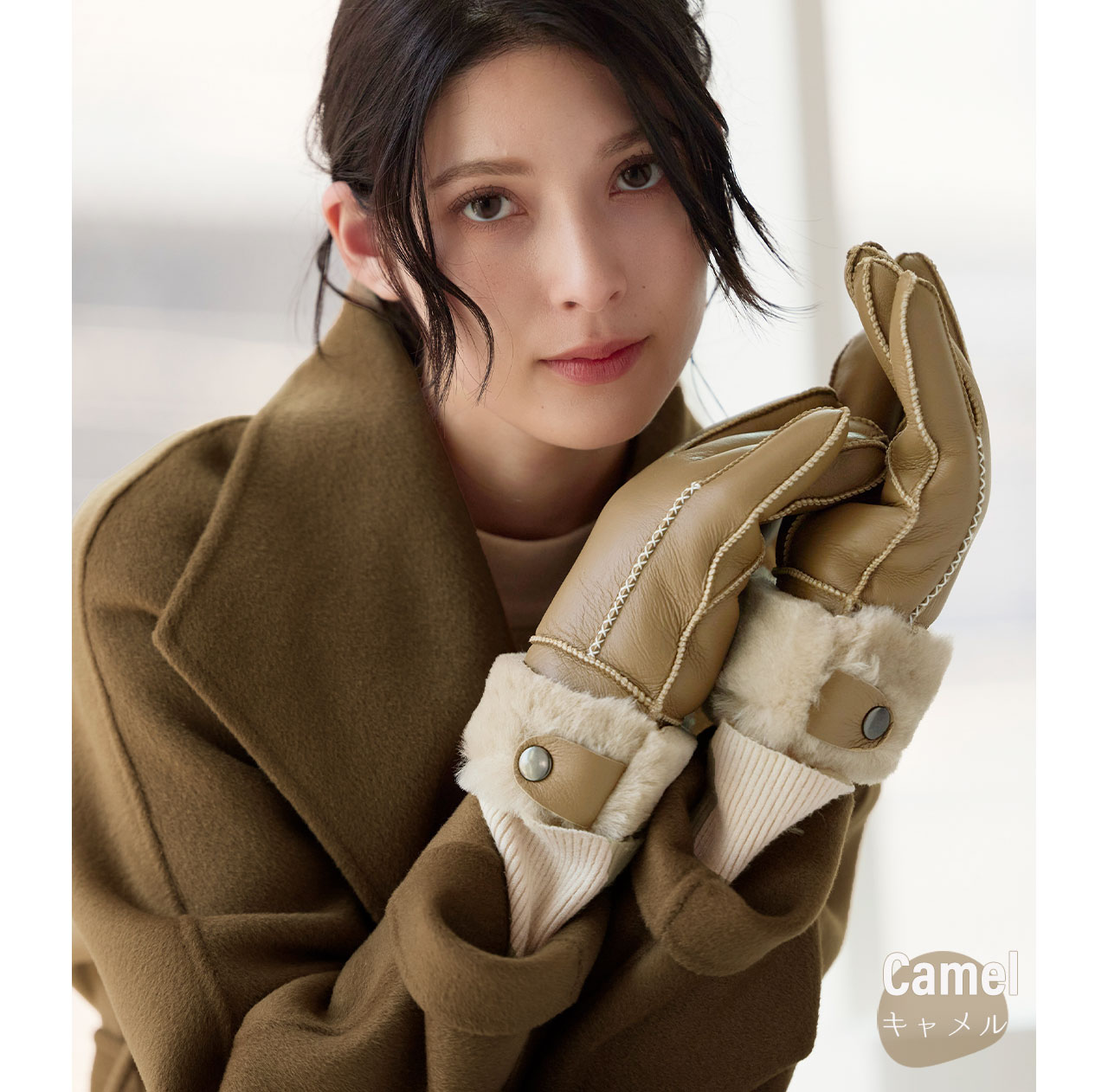 sankyo shokai（三京商会） ［期間限定価格］ムートン グローブ ファー