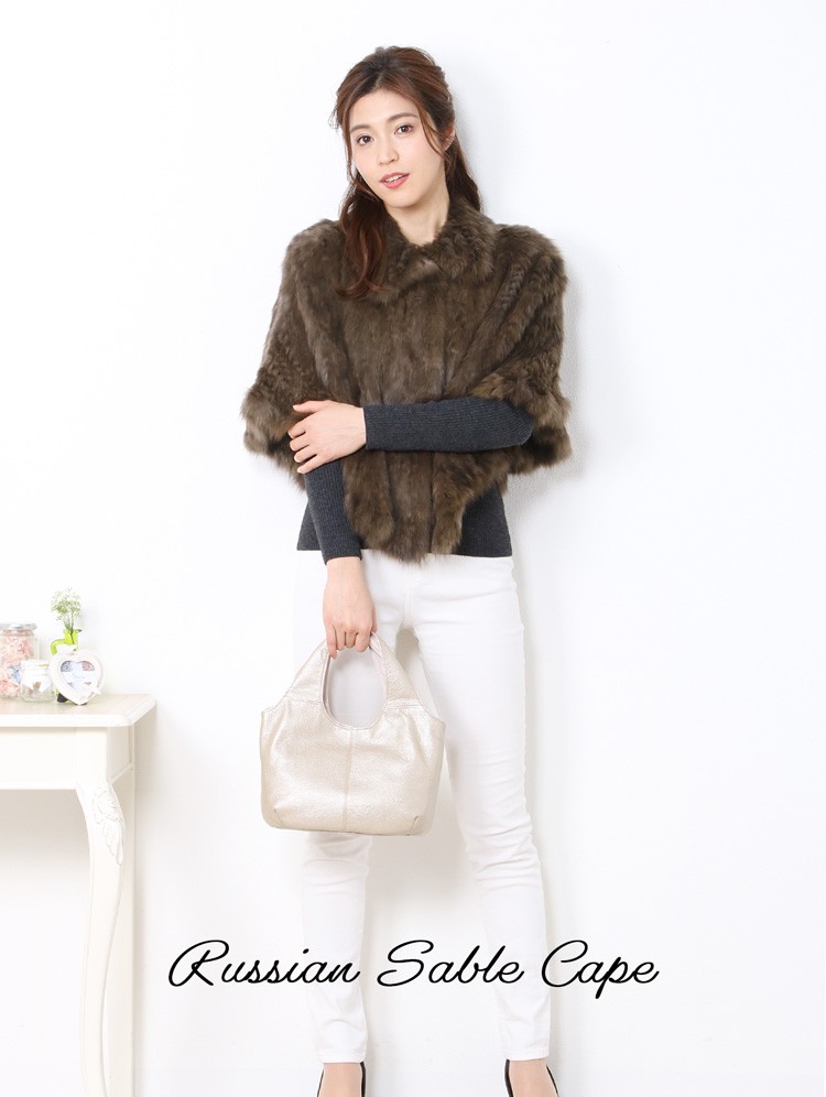 sankyo shokai（三京商会） ［期間限定価格］毛皮/ファー ポンチョ