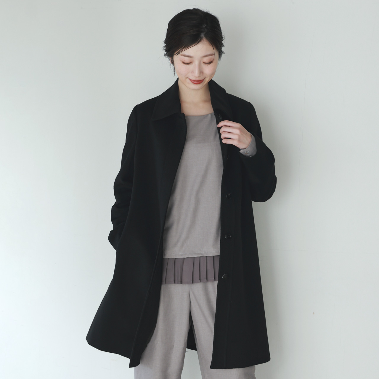 Filomo（フィローモ） ステンカラーコート レディース カシミヤ 100% A