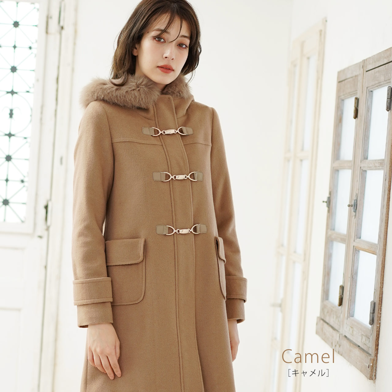 Filomo（フィローモ） カシミヤ ブレンド ダッフル コート レディース