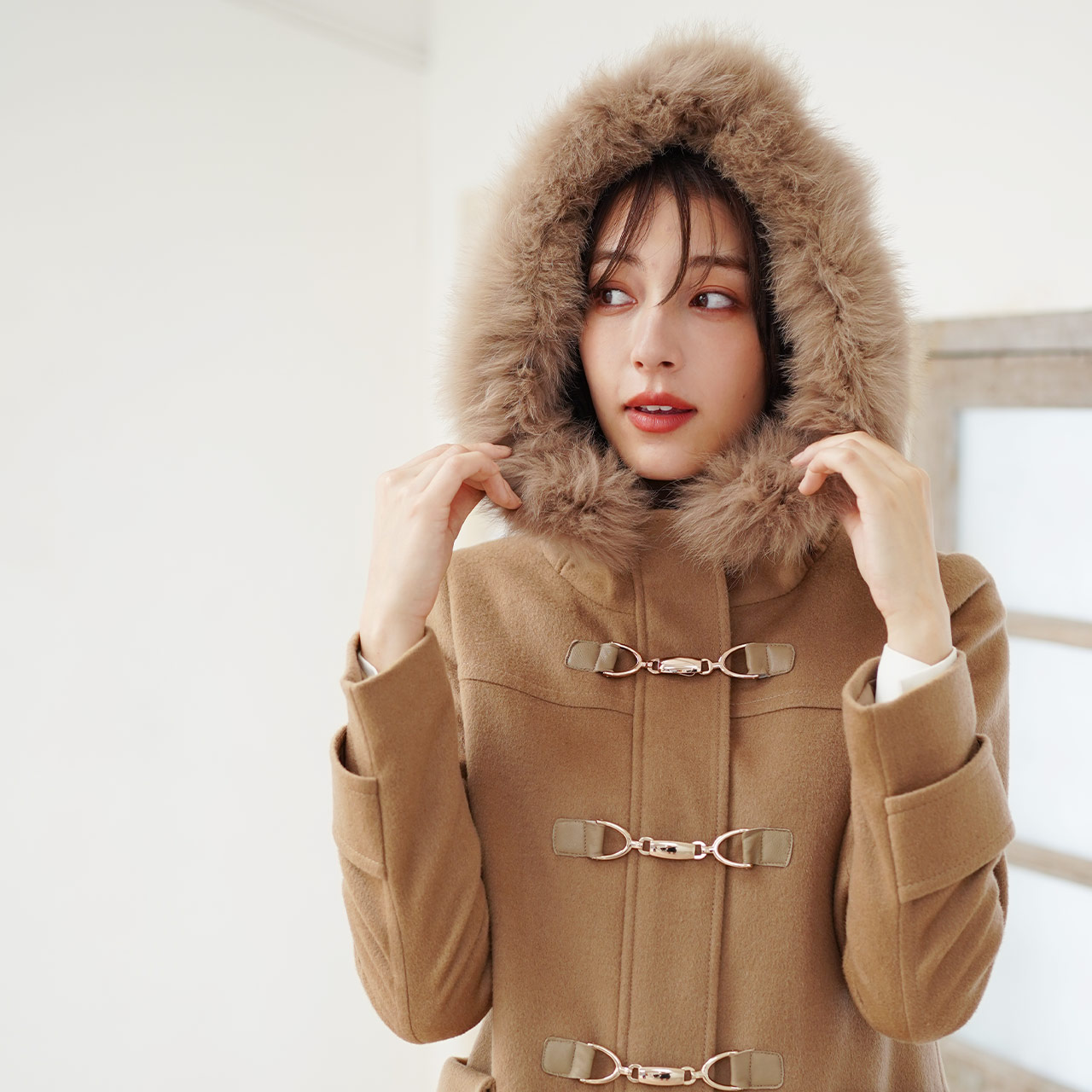 Filomo（フィローモ） カシミヤ ブレンド ダッフル コート レディース