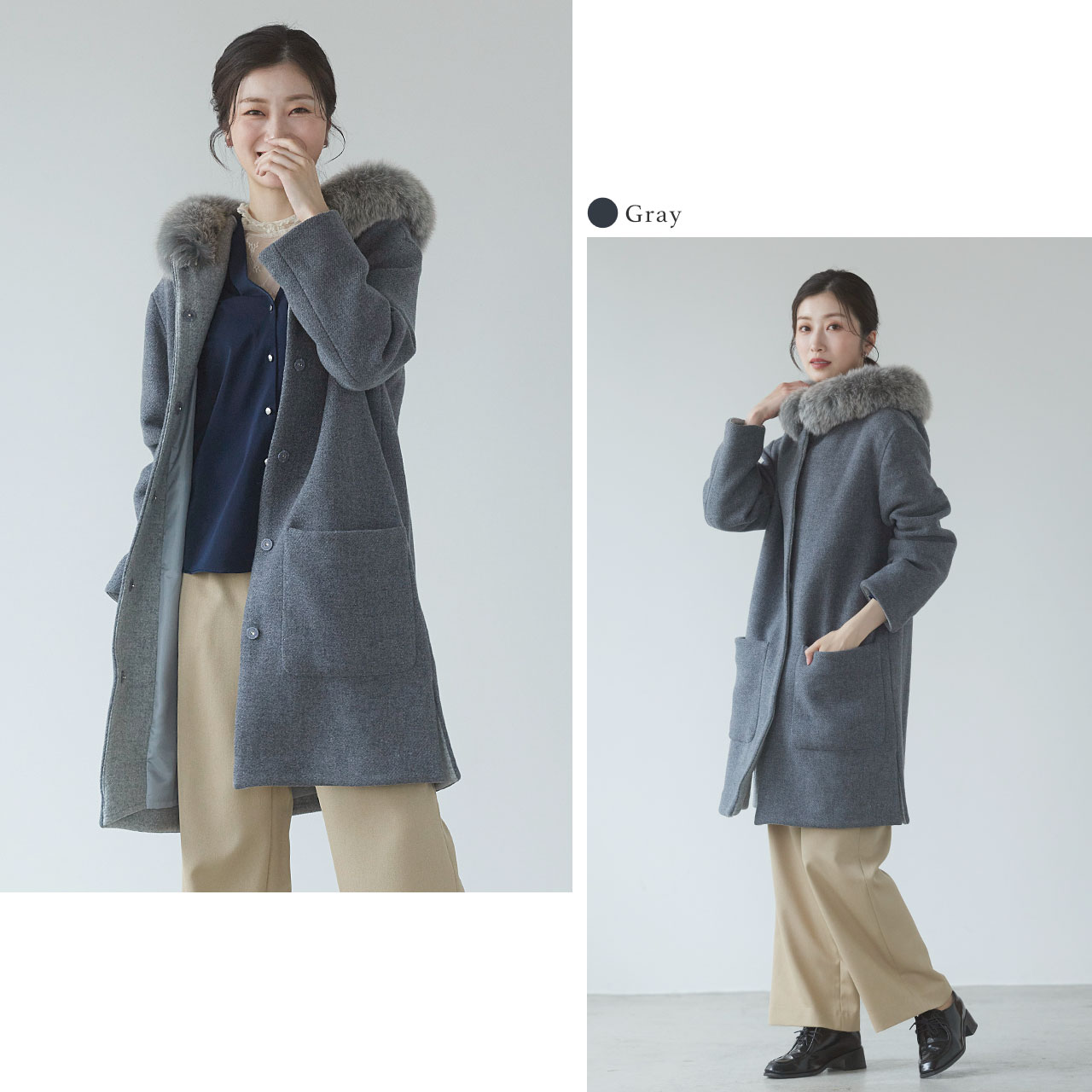 sankyo shokai（三京商会） [10%offクーポン]日本製 ロングコート