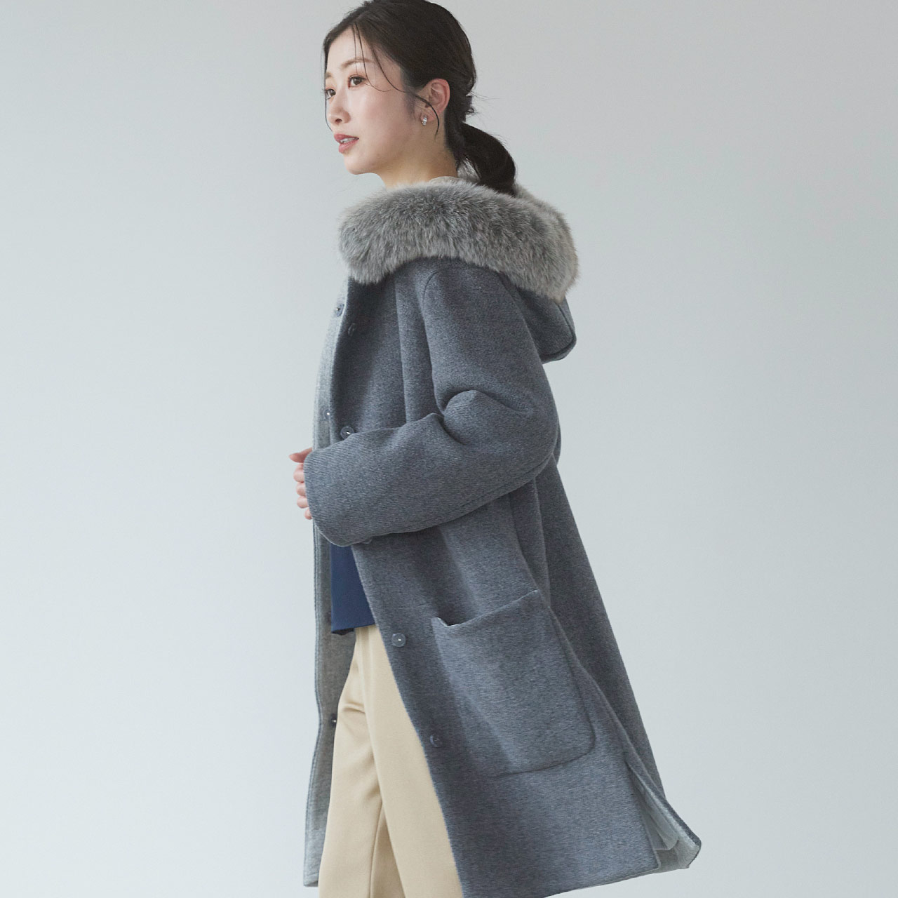 sankyo shokai（三京商会） [10%offクーポン]日本製 ロングコート