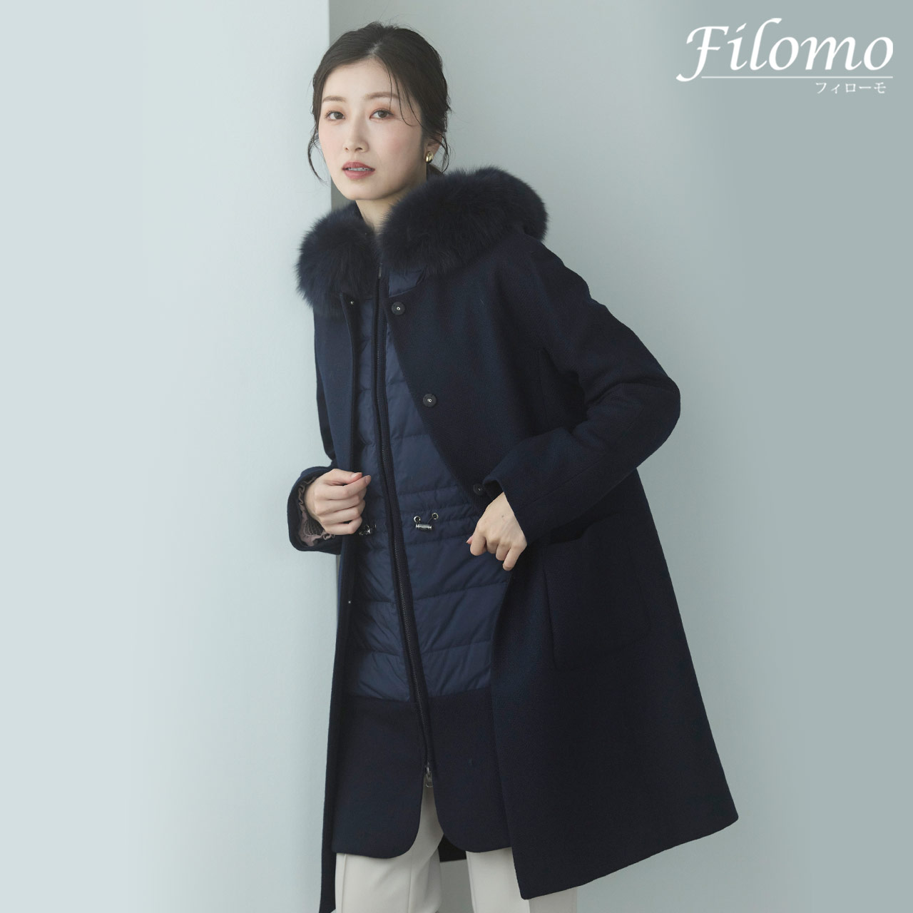Filomo（フィローモ） [10%offクーポン]ライナー 付き コート 3way