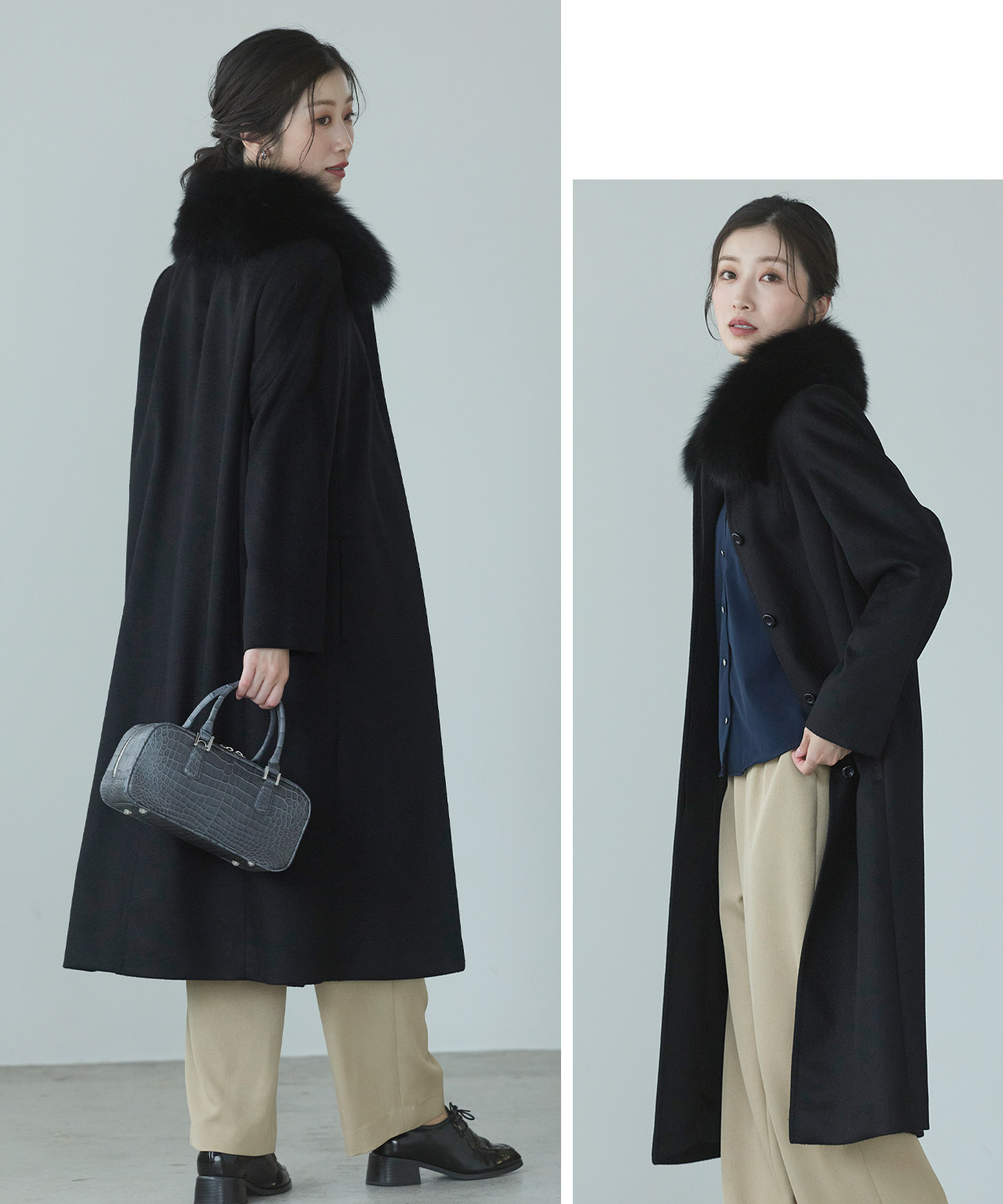 sankyo shokai（三京商会） [10%offクーポン]カシミヤ ロング コート