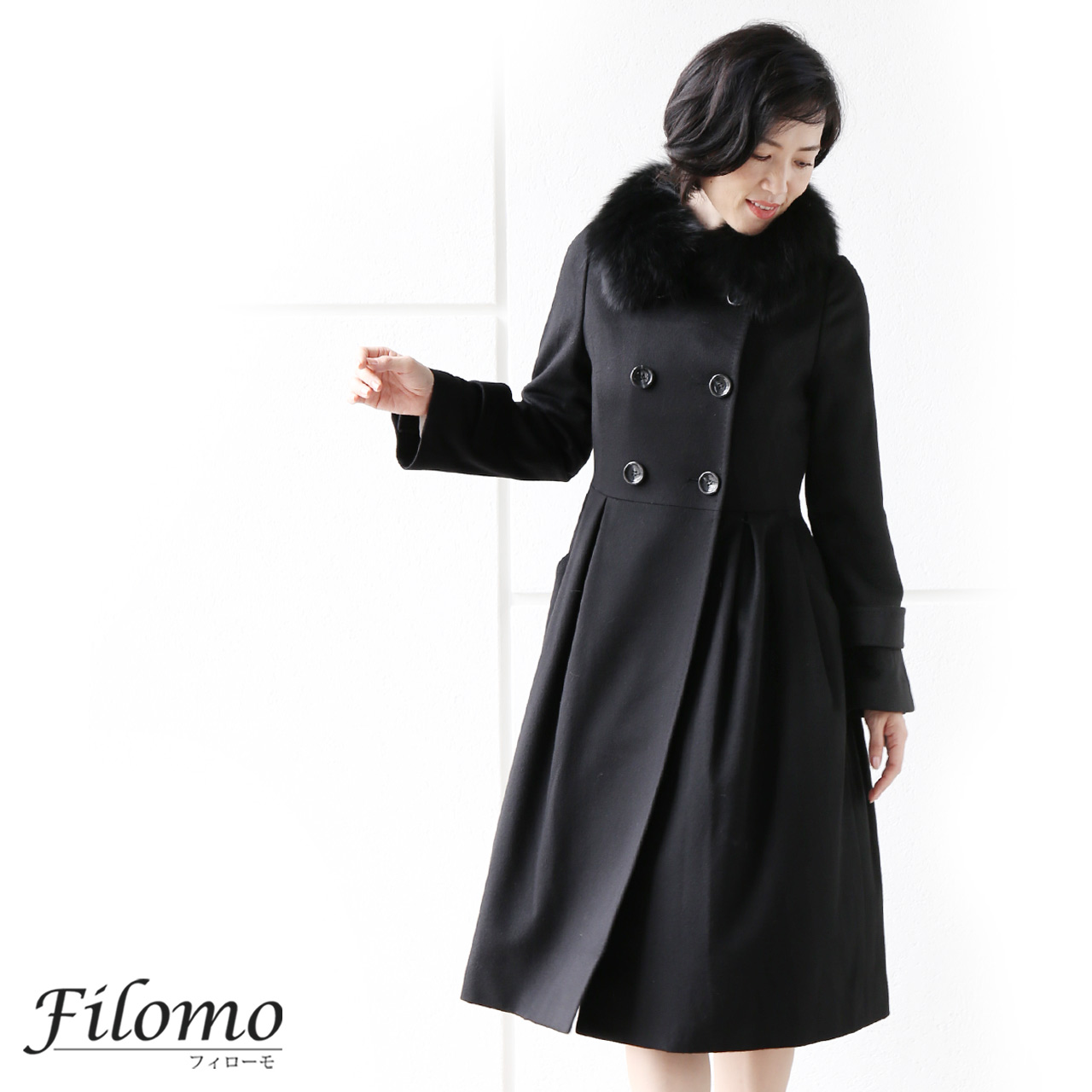 Filomo（フィローモ） [10%offクーポン]カシミヤ コート ロング