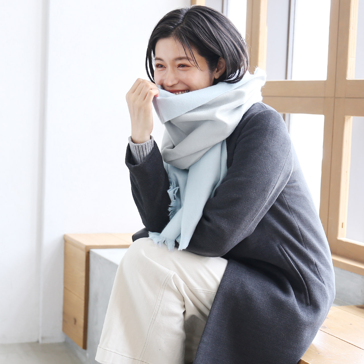 sankyo shokai（三京商会） ［期間限定価格］カシミヤストール