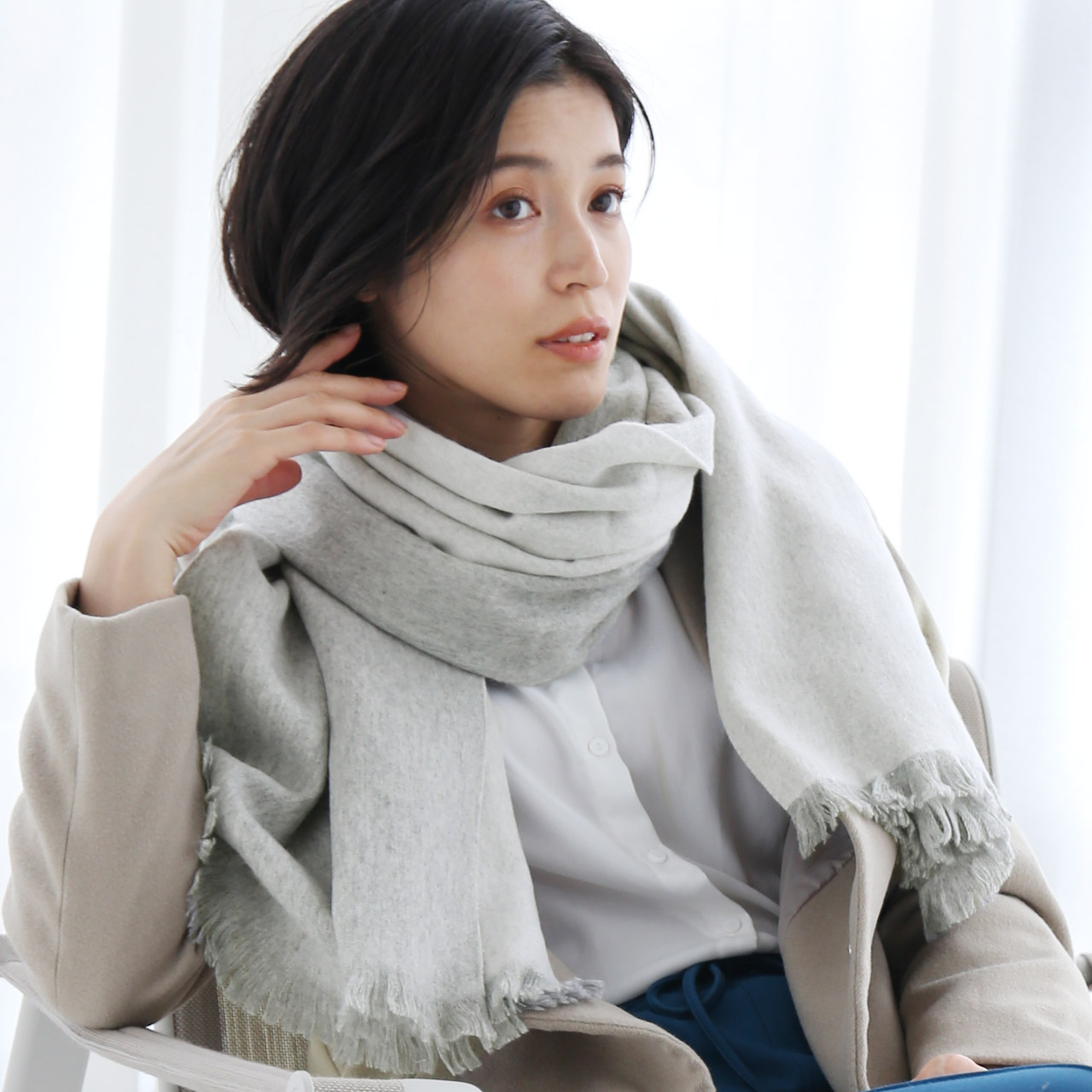 sankyo shokai（三京商会） ［期間限定価格］カシミヤストール