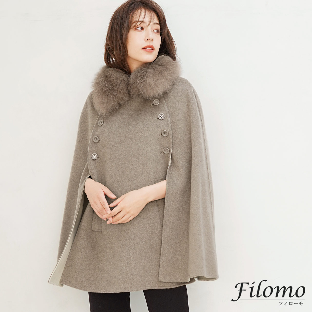 Filomo（フィローモ） [10%offクーポン]カシミヤ ブレンド ウール