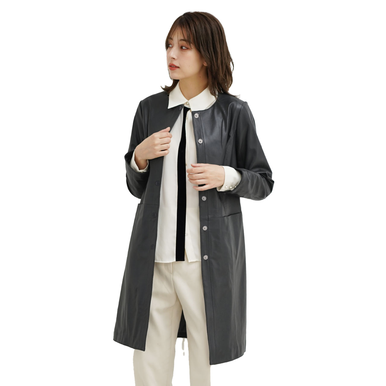 Filomo（フィローモ） [5%offクーポン]［訳あり］レザー コート