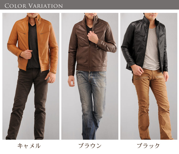 sankyo shokai（三京商会） ［期間限定価格］ライダースレザー シープ