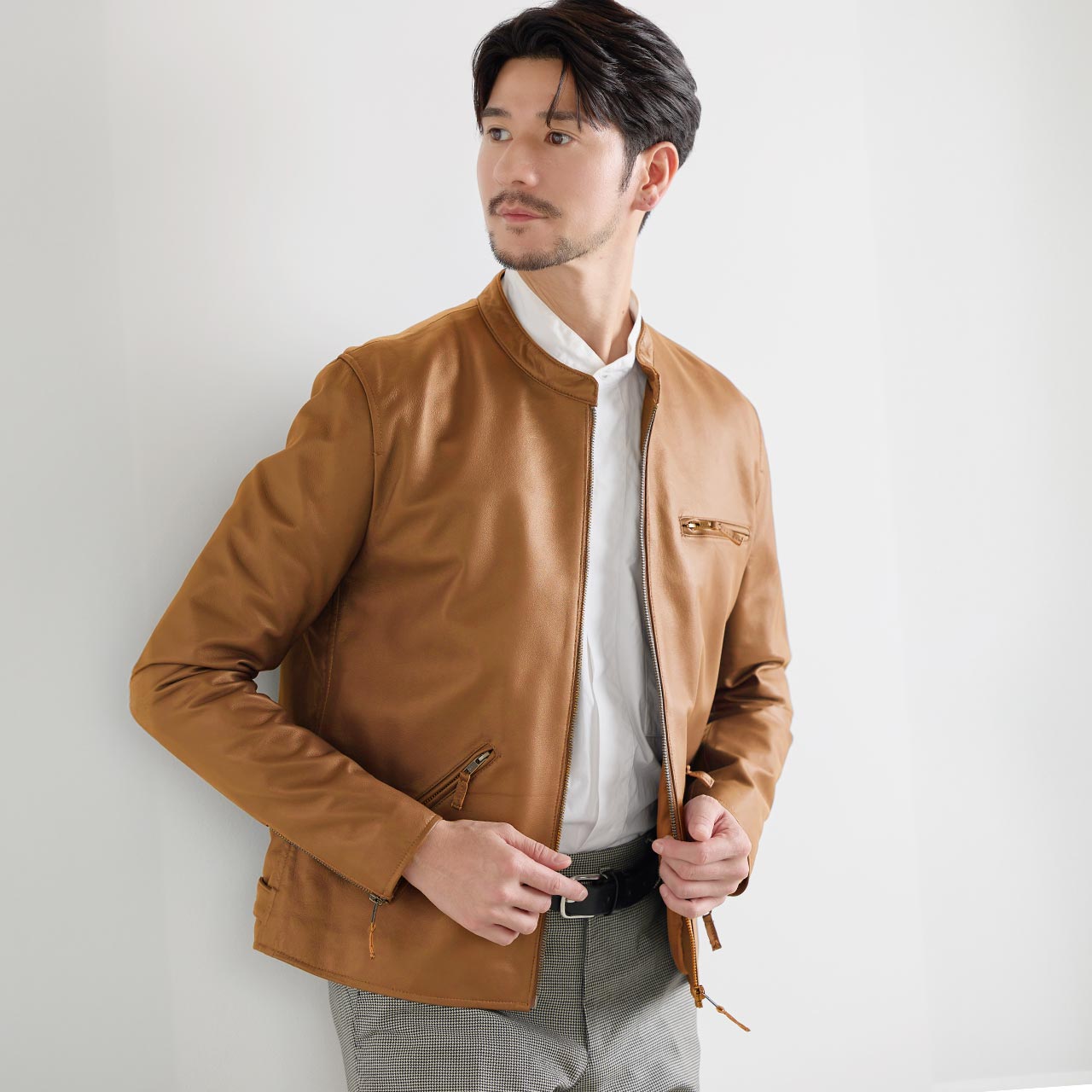 sankyo shokai（三京商会） [5%offクーポン]レザージャケット メンズ