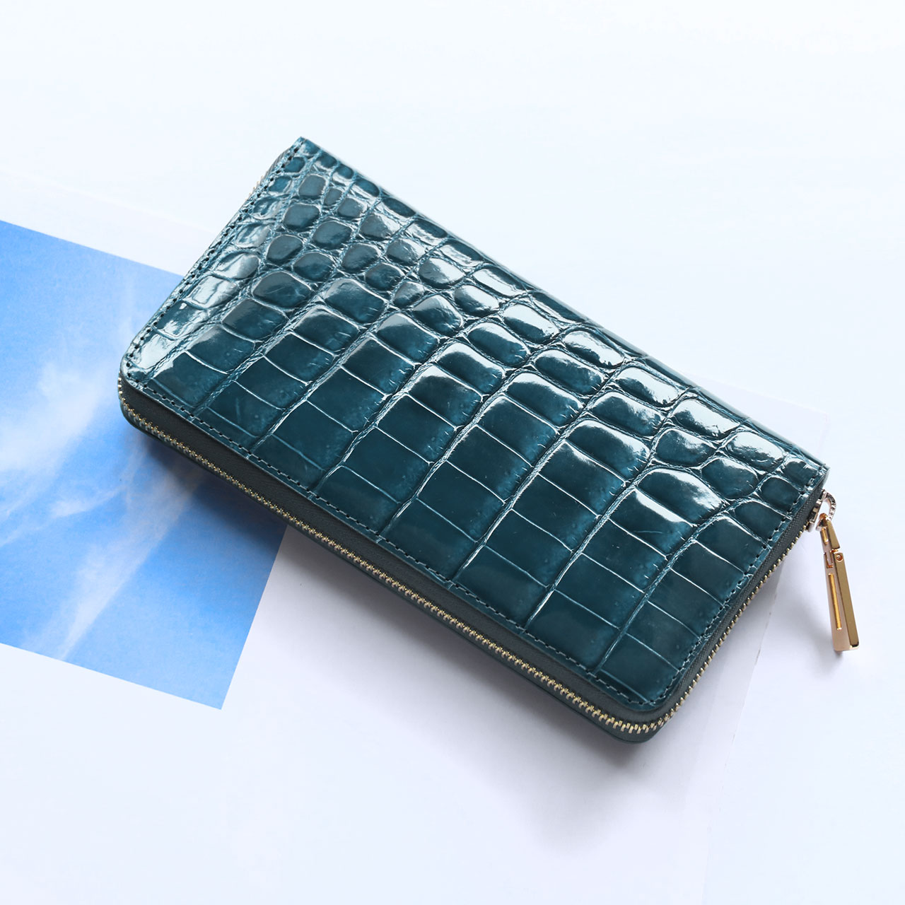 sankyo shokai（三京商会） [10%offクーポン]クロコダイル長財布