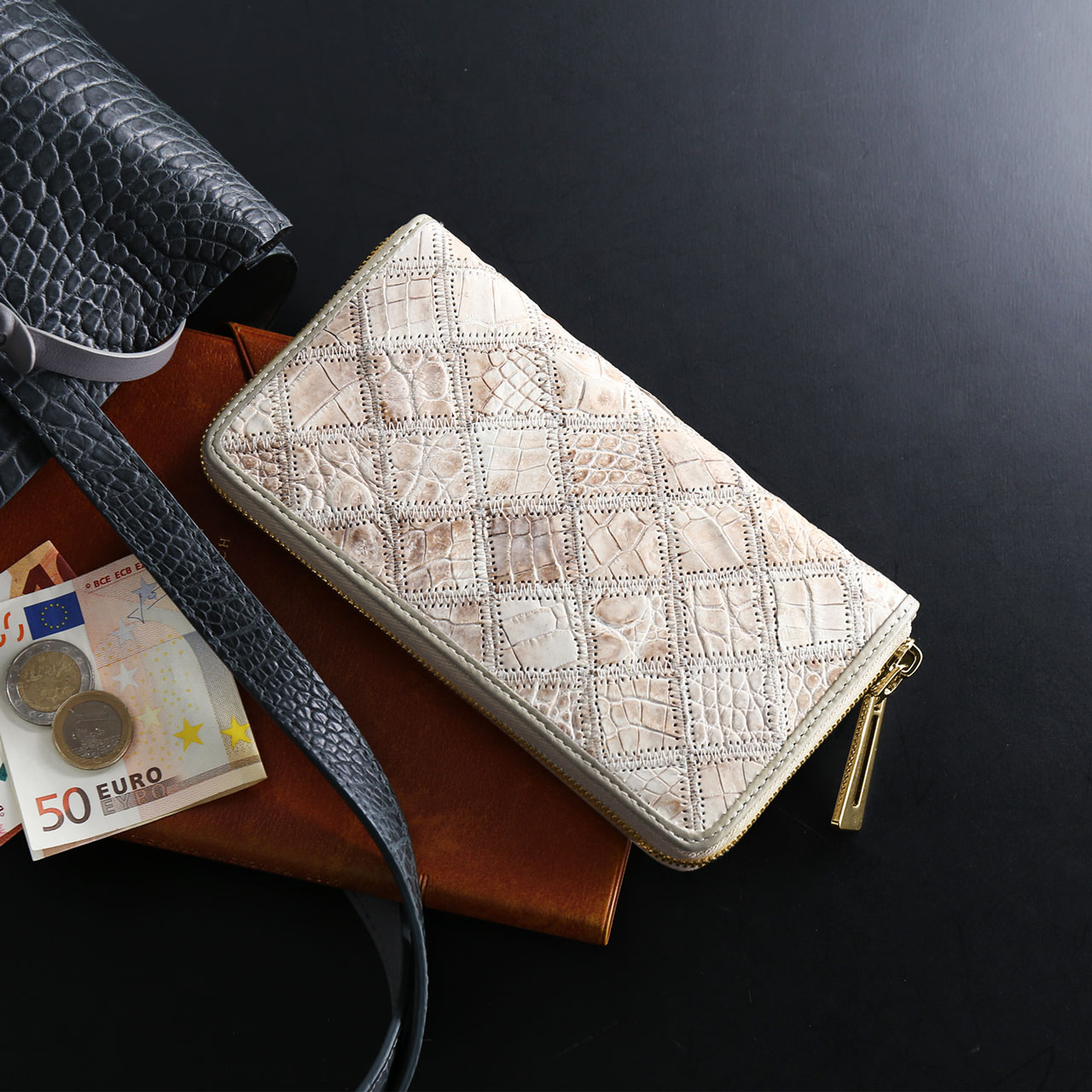 sankyo shokai（三京商会） ［期間限定価格］ヒマラヤ クロコダイル 長