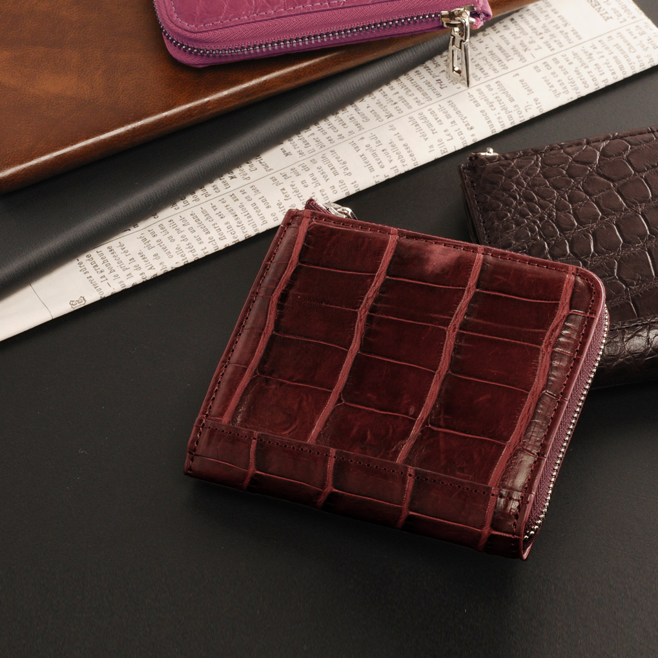 sankyo shokai（三京商会） [10%offクーポン]クロコダイル コンパクト