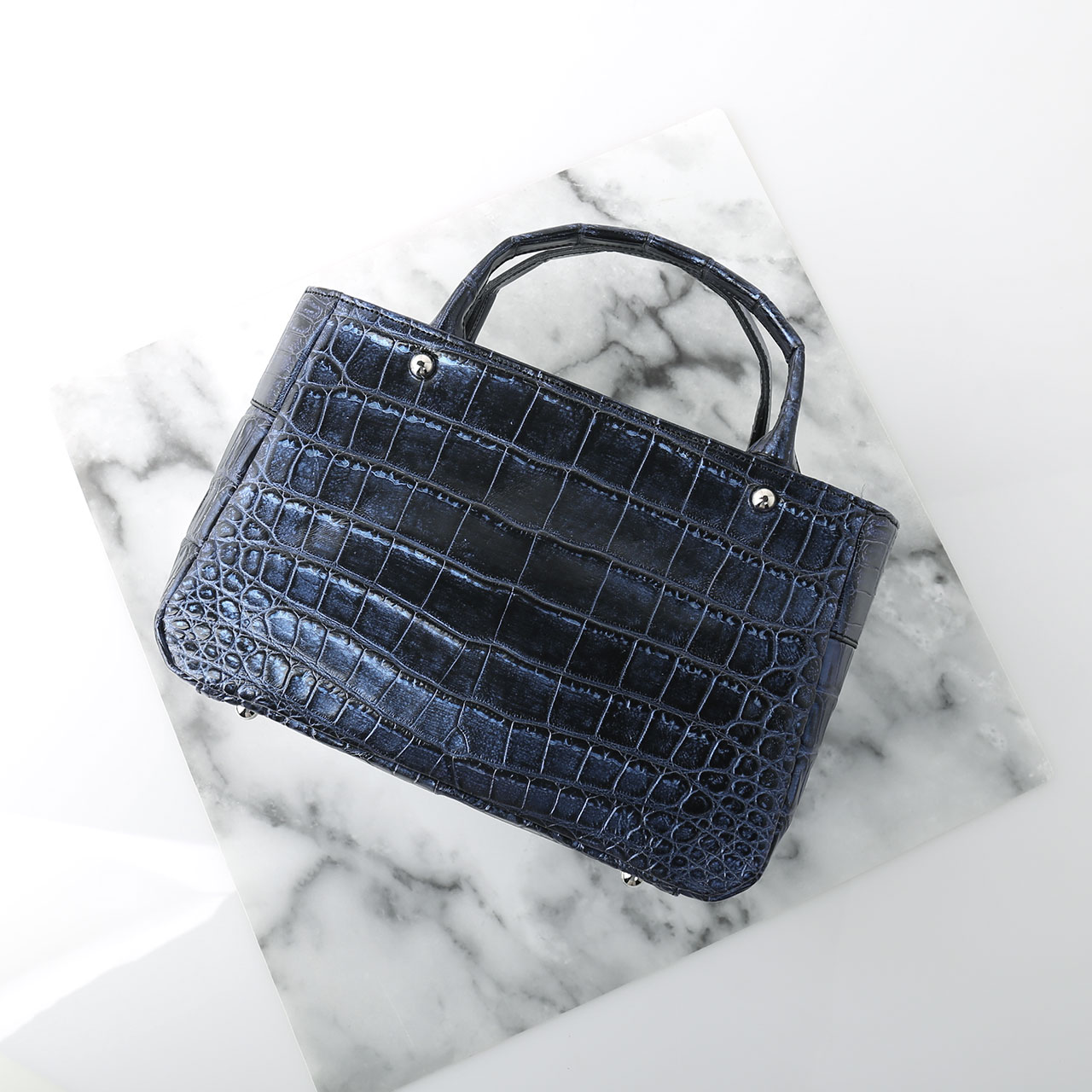 sankyo shokai（三京商会） [5%offクーポン]クロコダイル ミニトート