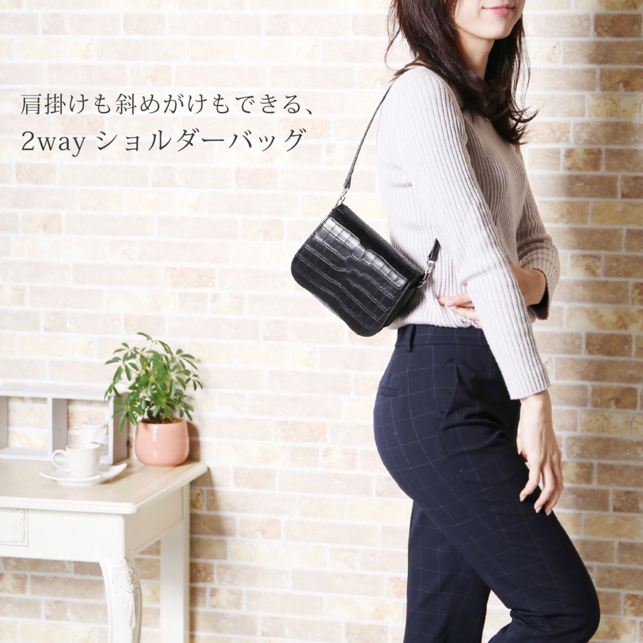sankyo shokai（三京商会） ［期間限定価格］クロコダイル ショルダー