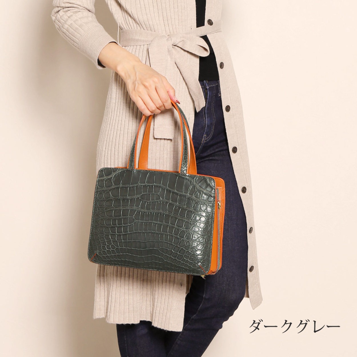 sankyo shokai（三京商会） [28h限定10%off]クロコダイル バッグ