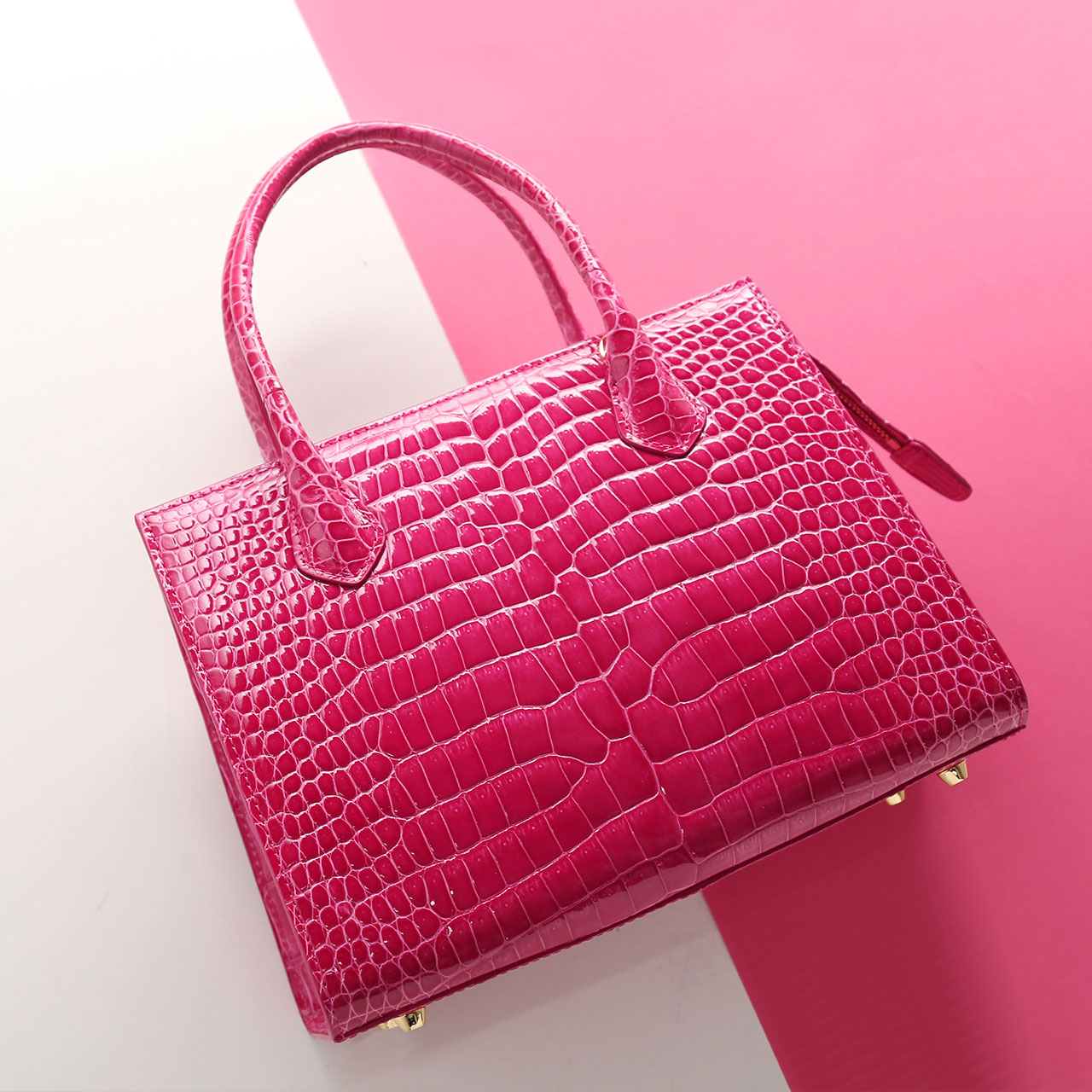 sankyo shokai（三京商会） スモールクロコダイル ハンドバッグ