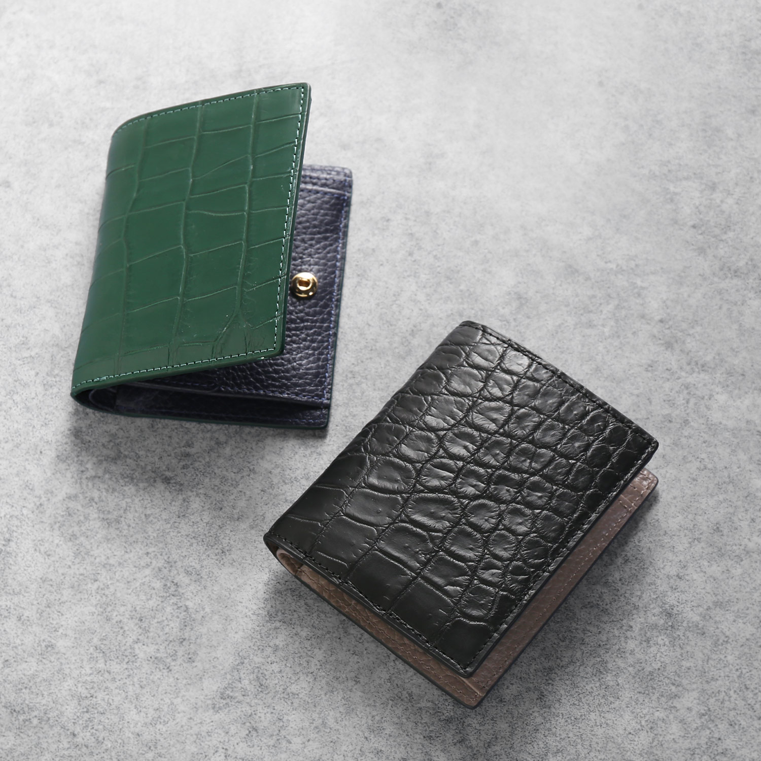 sankyo shokai（三京商会） ［期間限定価格］クロコダイル メンズ 折り