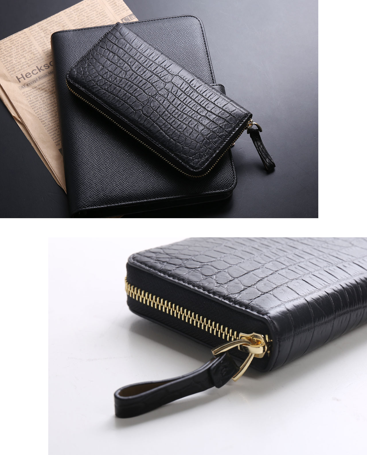 sankyo shokai（三京商会） [10%offクーポン]クロコダイル 長財布