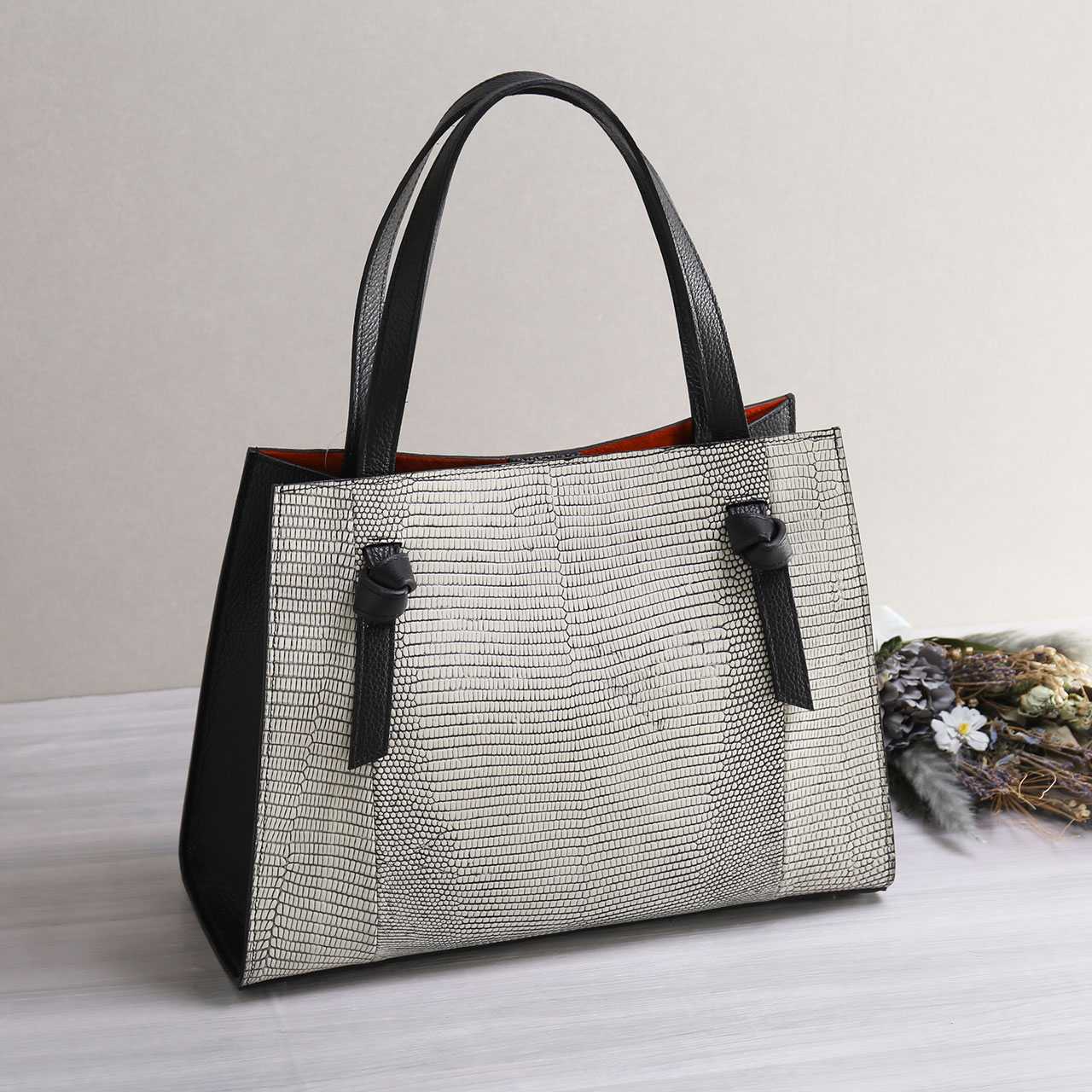 sankyo shokai（三京商会） [5%offクーポン]リザード トートバッグ