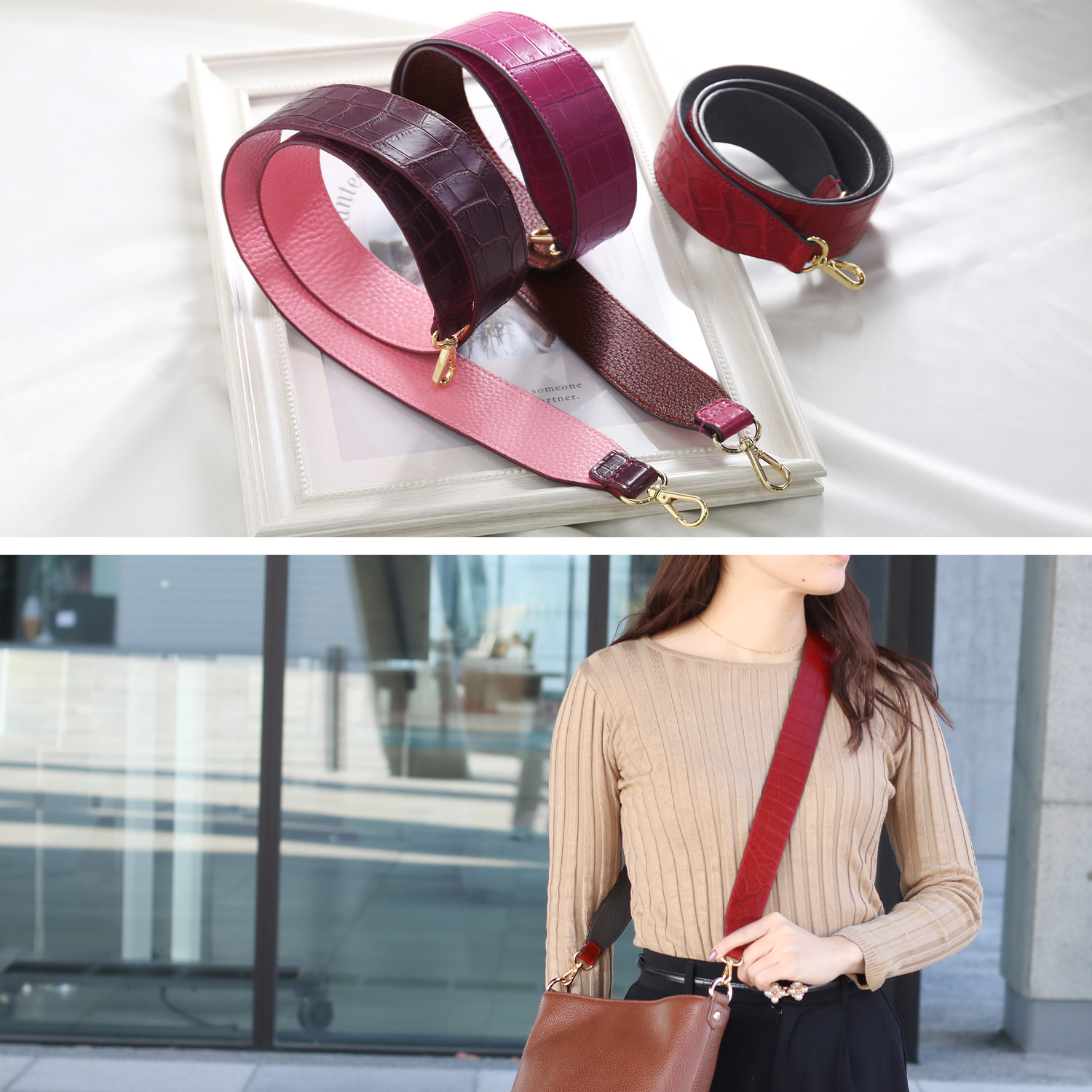 sankyo shokai（三京商会） ショルダーストラップ 太め 40mm