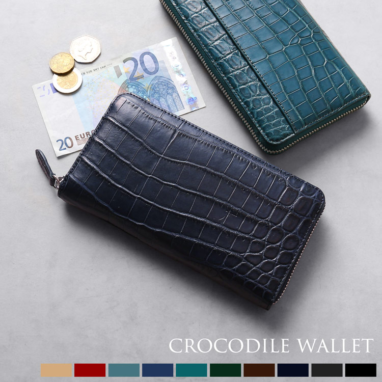 sankyo shokai（三京商会） ［期間限定価格］クロコダイル メンズ 長