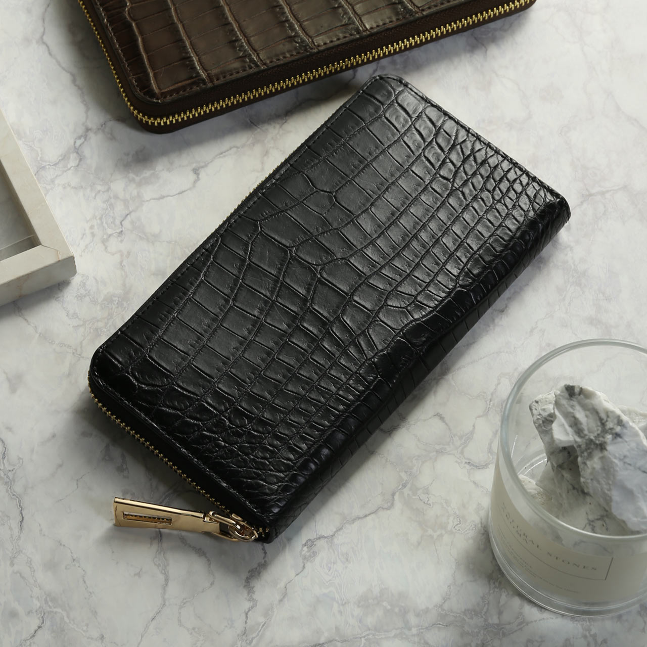 sankyo shokai（三京商会） [10%offクーポン]クロコダイル 長財布