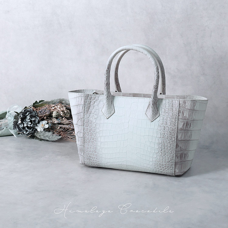 sankyo shokai（三京商会） ヒマラヤ クロコダイル ハンドバッグ 2way
