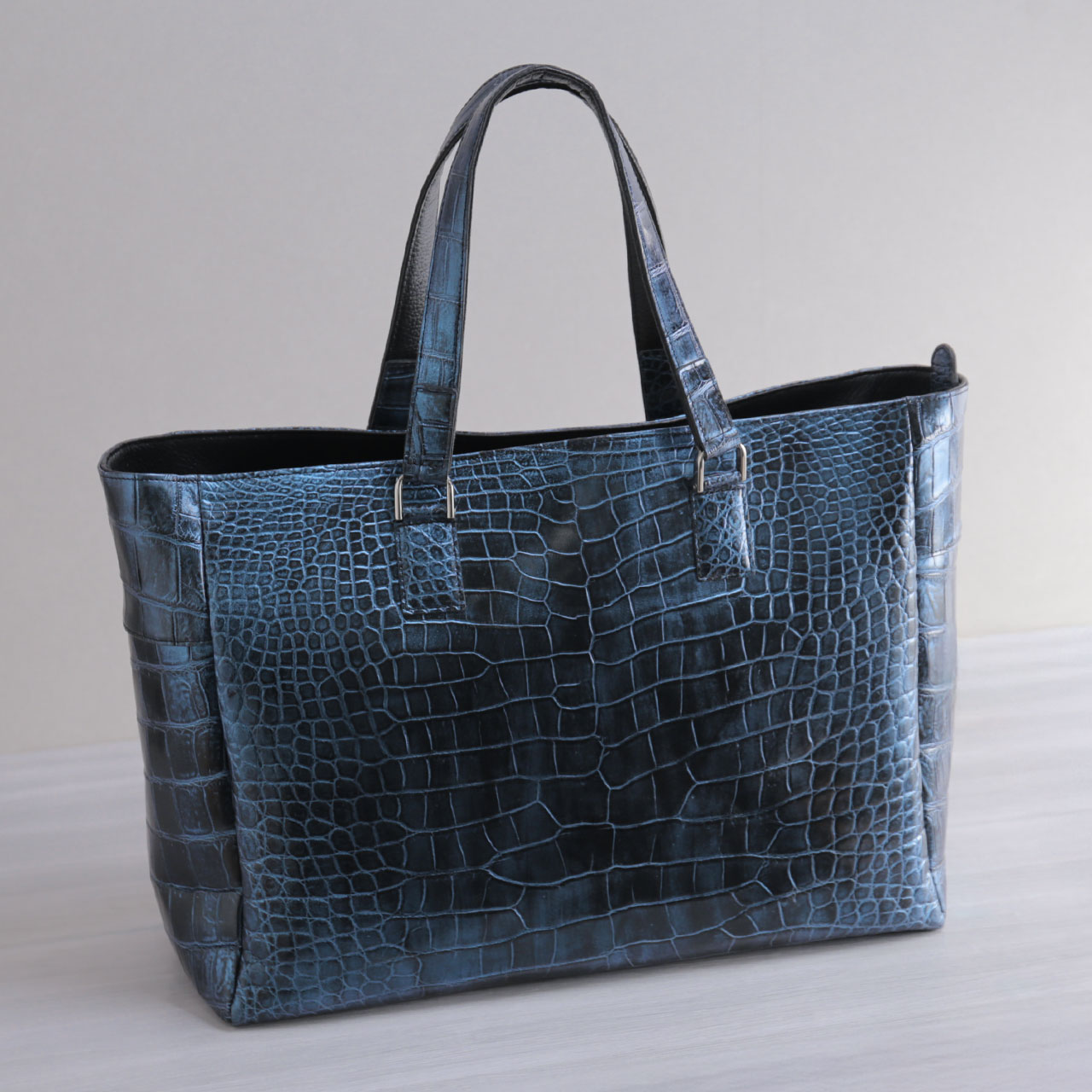 sankyo shokai（三京商会） クロコダイル トートバッグ メンズ 日本製