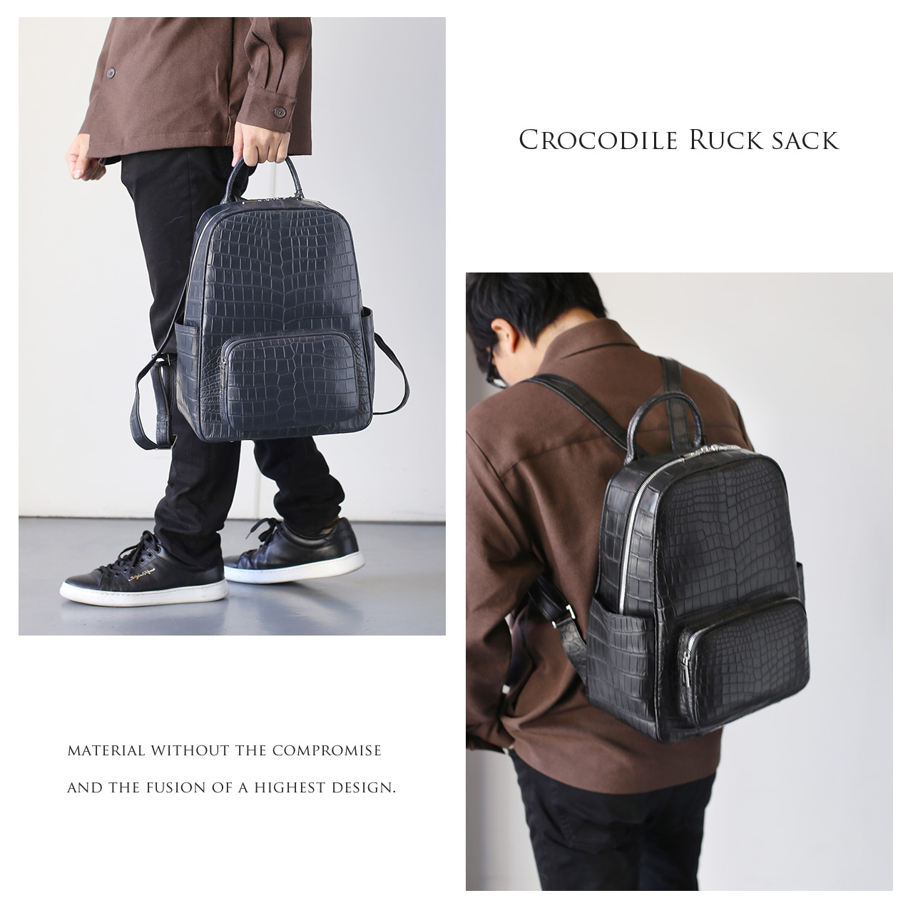 sankyo shokai（三京商会） [5%offクーポン]クロコダイル バッグ