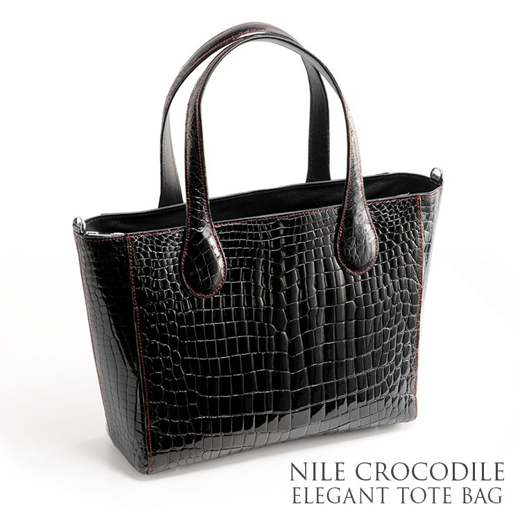 sankyo shokai（三京商会） [28h限定10%off]クロコダイル トートバッグ