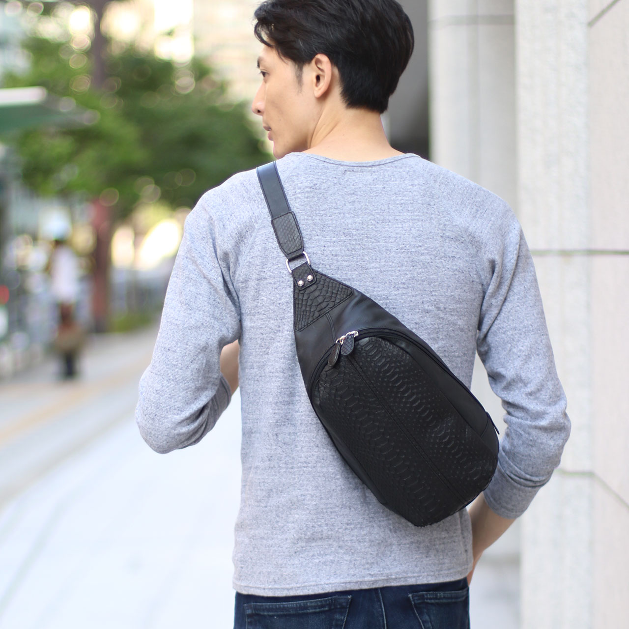 sankyo shokai（三京商会） [5%offクーポン]ボディバッグ メンズ 本革