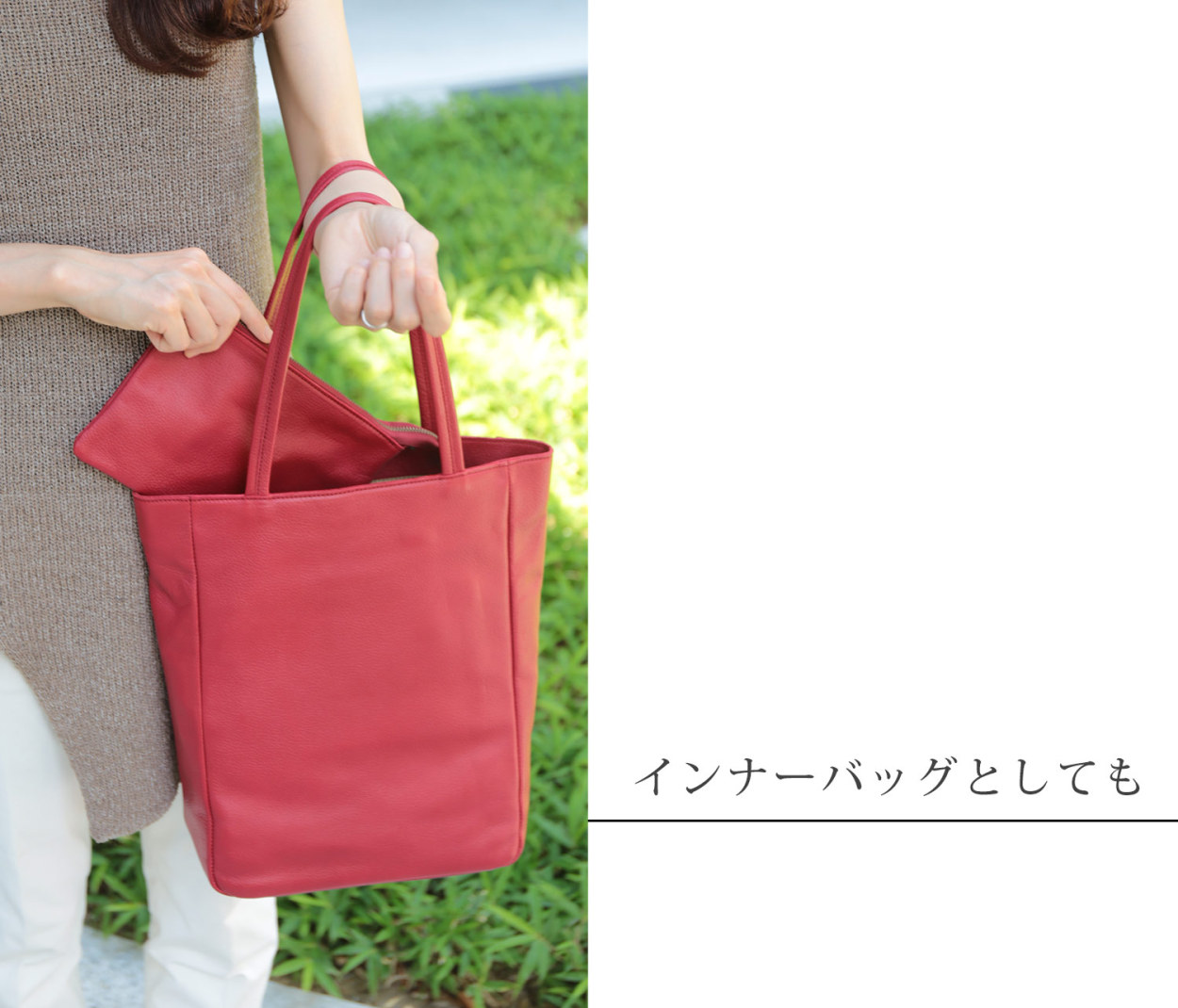 Jamale（ジャマレ） [5%offクーポン]本革 撥水 トートバッグ