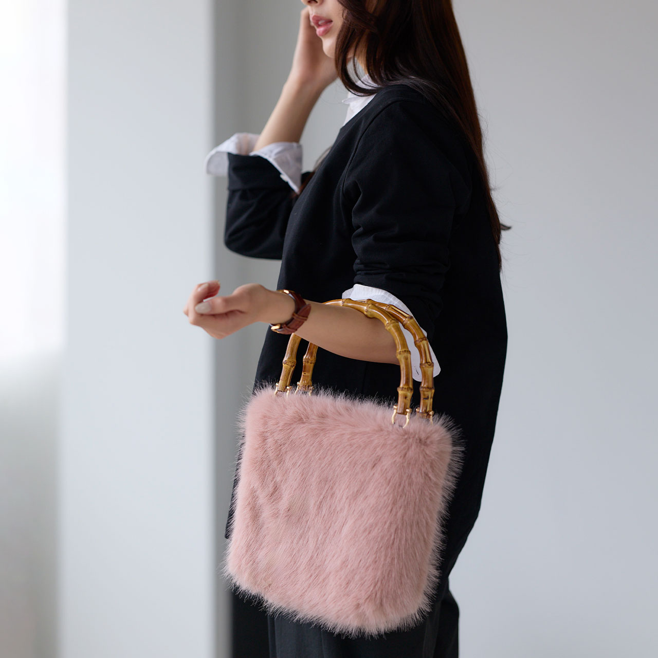 sankyo shokai（三京商会） ［期間限定価格］ファーバッグ レディース