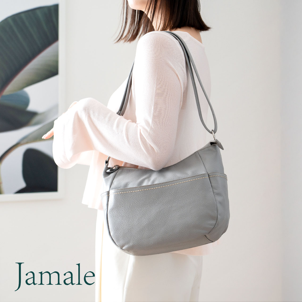 Jamale（ジャマレ） [5%offクーポン]ショルダーバッグ 本革 レディース
