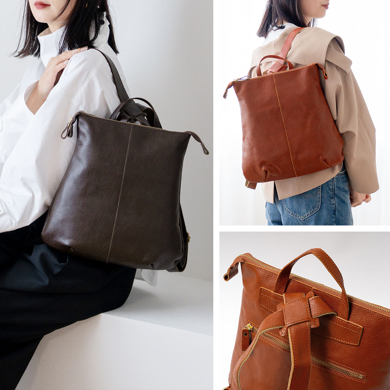 Jamale（ジャマレ） [5%offクーポン]リュック レディース 日本製 本革