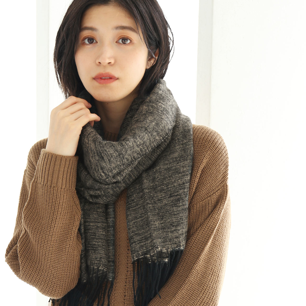 sankyo shokai（三京商会） ［期間限定価格］メランジ ストール 大判