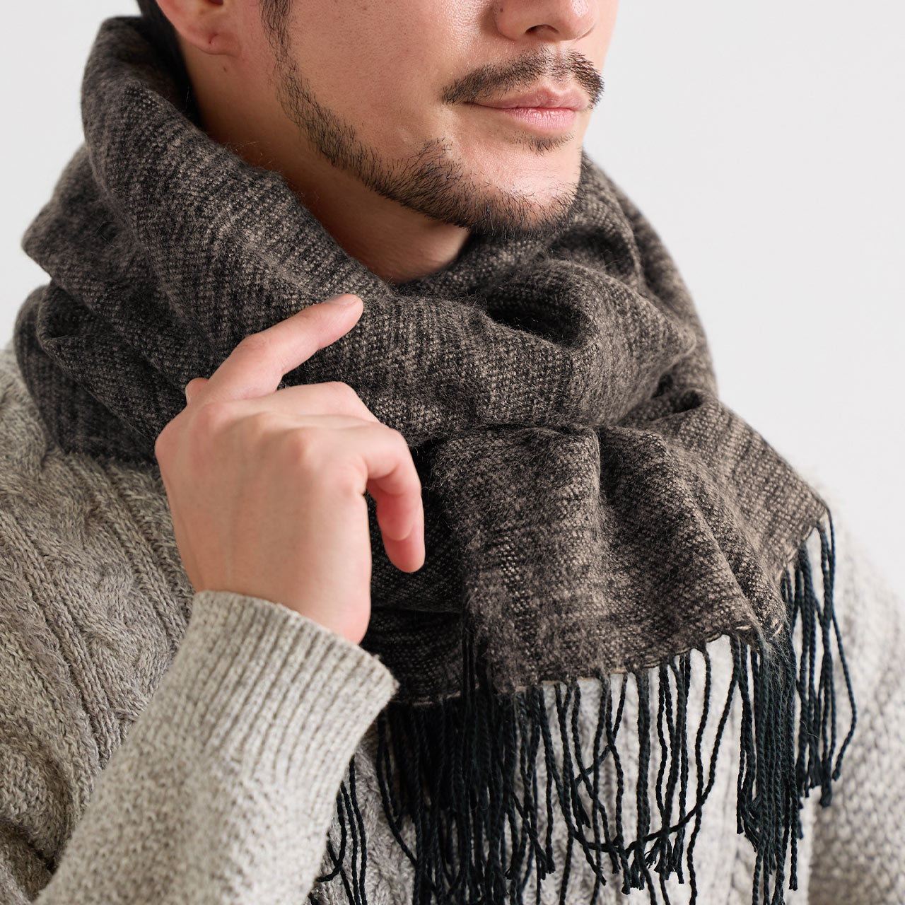 sankyo shokai（三京商会） ［期間限定価格］マフラー メンズ ストール