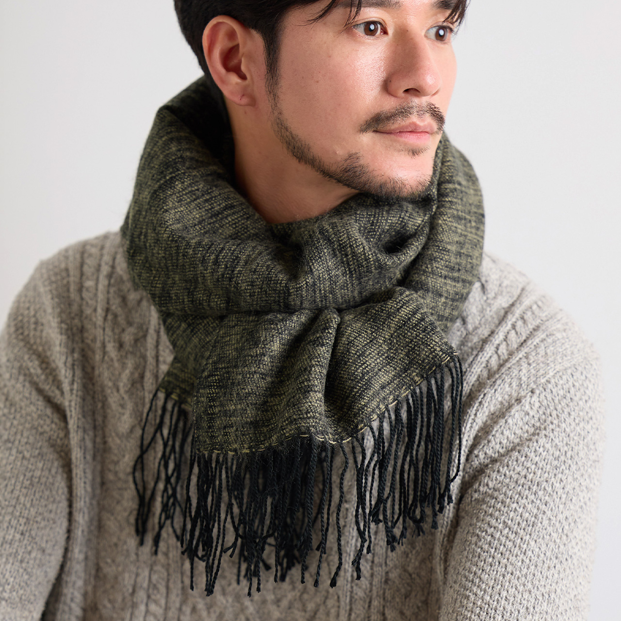 sankyo shokai（三京商会） ［期間限定価格］マフラー メンズ ストール