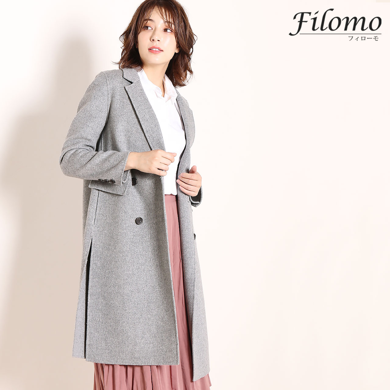 Filomo（フィローモ） [5%offクーポン]Filomo チェスターコート ダブル