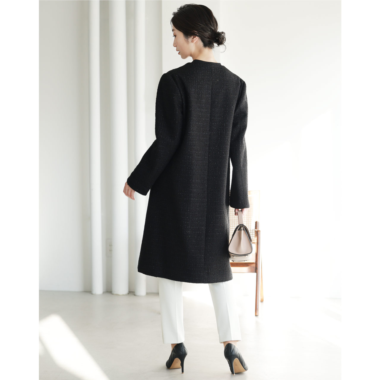 sankyo shokai（三京商会） ［期間限定価格］ノーカラー コート