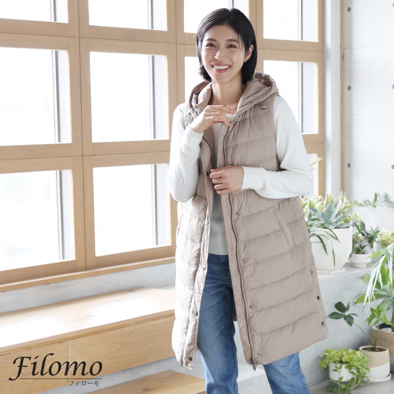 Filomo（フィローモ） ［期間限定価格］ダウンベスト ロング