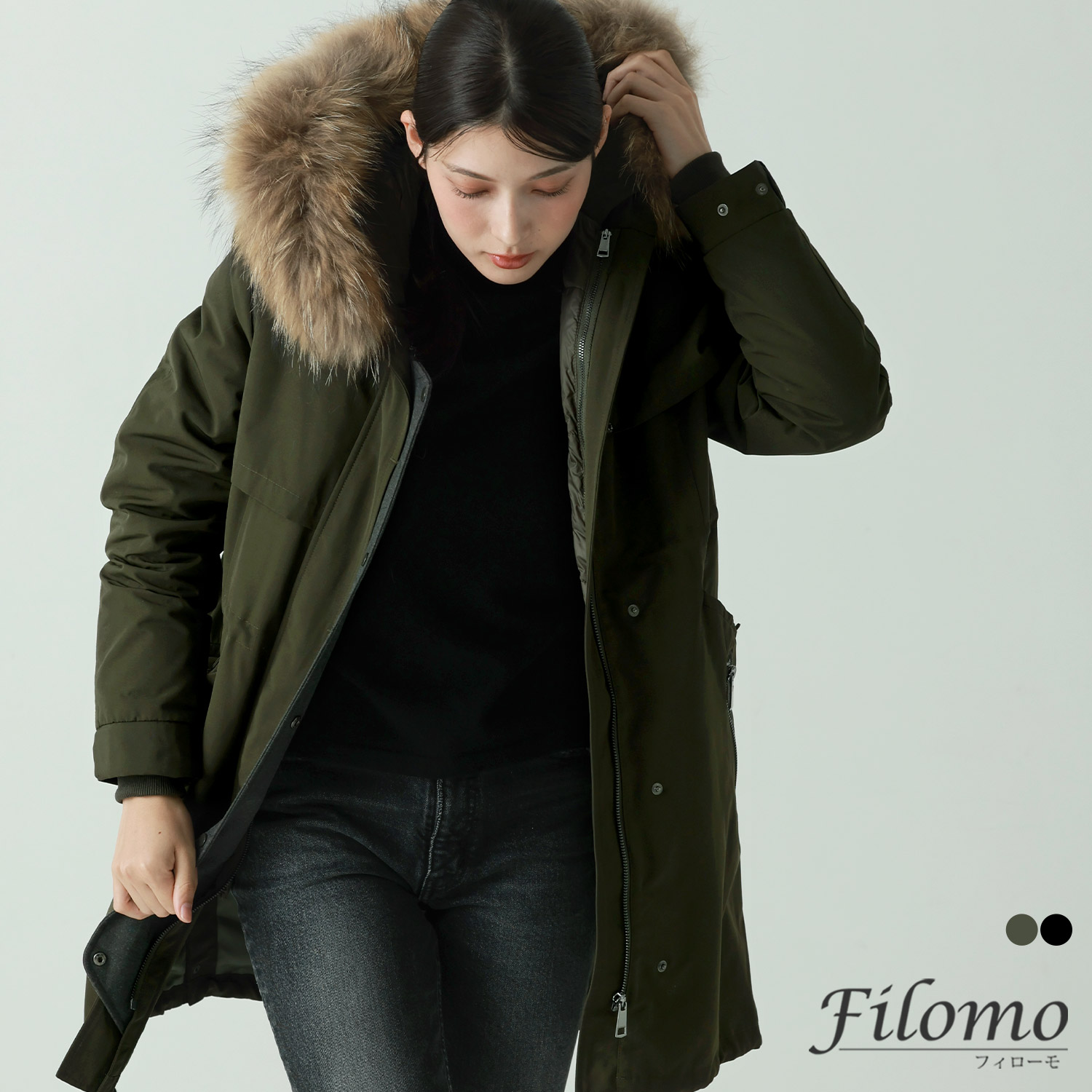 Filomo（フィローモ） [5%offクーポン]モッズコート レディース 冬